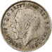 Grã-Bretanha, George V, 3 Pence, 1916, EF(40-45), Prata, KM:813