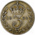 Münze, Großbritannien, George V, 3 Pence, 1921, S+, Silber, KM:813a