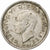 Gran Bretaña, George VI, 3 Pence, 1940, MBC, Plata, KM:848