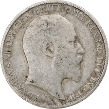 Great Britain, Edward VII, 6 Pence, 1910, VF(20-25), Silver, KM:799