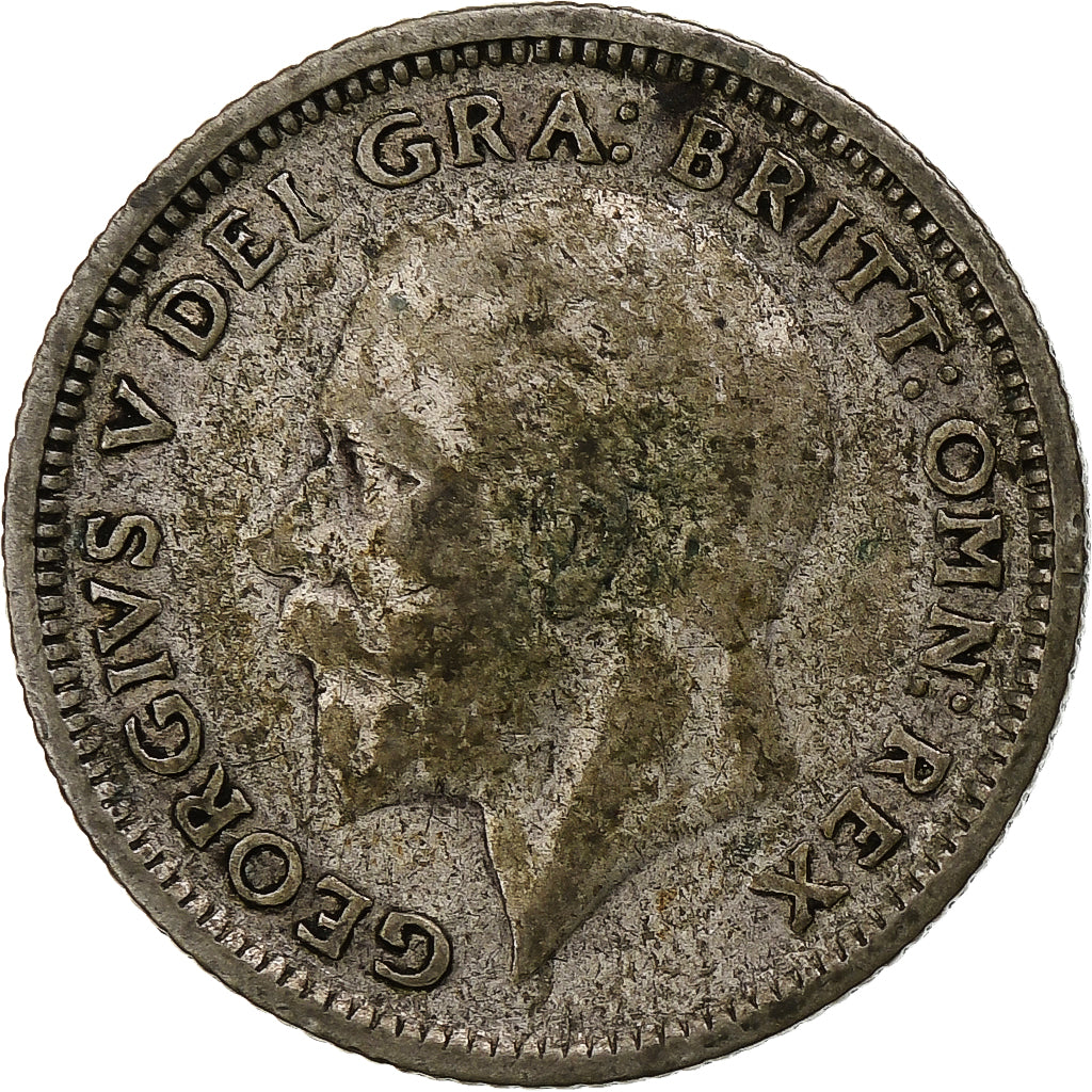 Wielka Brytania, George V, 6 Pence, 1926, EF(40-45), Srebro, KM:815a.2