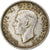 Gran Bretaña, George VI, 6 Pence, 1940, MBC+, Plata, KM:852