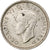 Grande-Bretagne, George VI, 6 Pence, 1945, SPL, Argent, KM:852