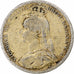 Grande-Bretagne, Victoria, 6 Pence, 1889, B+, Argent, KM:760