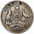 Austrália, George V, Sixpence, 1923, Melbourne, VF(20-25), Prata, KM:25