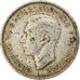 Australia, George VI, Sixpence, 1943, Denver, BB, Argento, KM:38