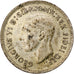 Australia, George VI, Sixpence, 1951, London, SPL-, Argento, KM:45