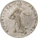 Francia, Semeuse, 50 Centimes, 1907, Paris, MBC, Plata, KM:854, Gadoury:420