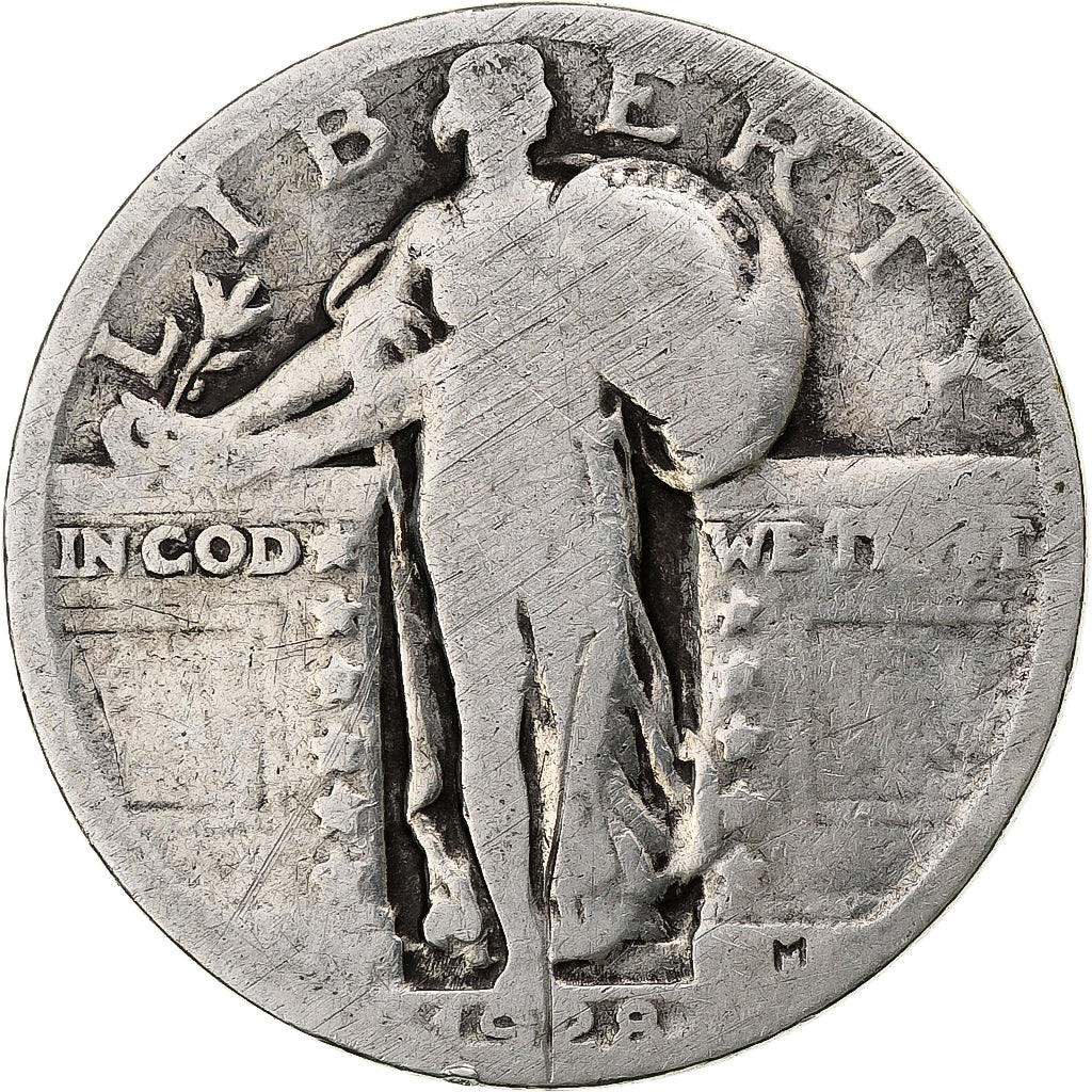 United States, Standing Liberty Quarter, Quarter, 1928, U.S. Mint, Philadelphia