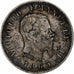 Italy, Vittorio Emanuele II, Lira, 1863, Milan, VF(20-25), Silver, KM:15.1
