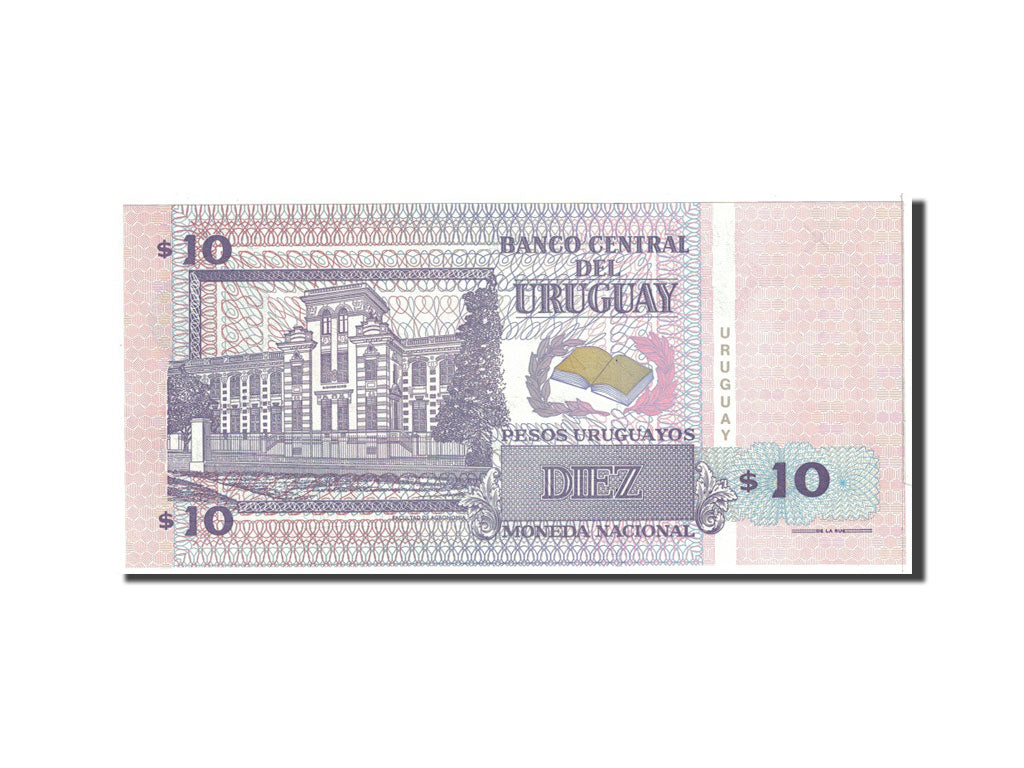 Billete, 10 Pesos Uruguayos, 1998, Uruguay, KM:81a, Undated, UNC