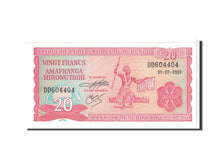 Banconote, Burundi, 20 Francs, 2003, KM:27d, 2003-07-01, FDS