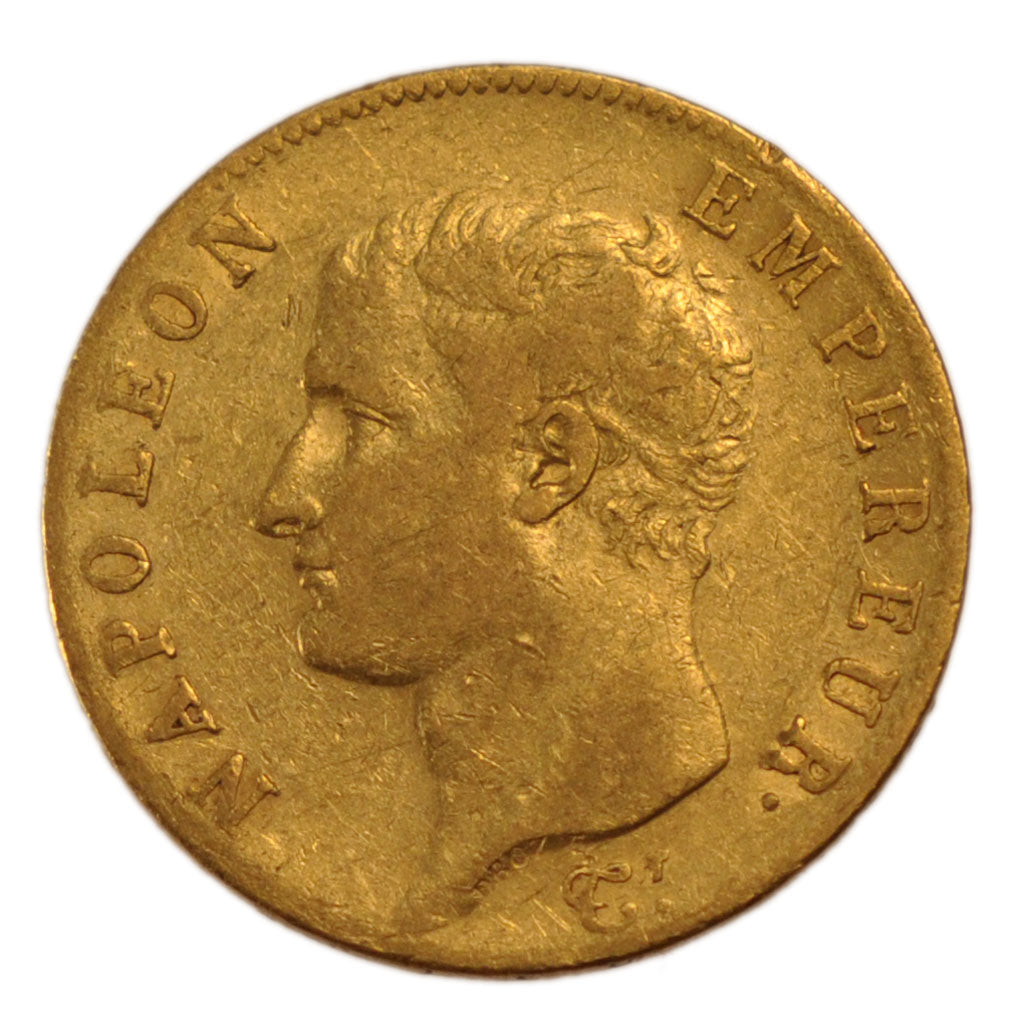 FRANCE, Napoléon I, 20 Francs, 1806, Paris, EF(40-45), Gold, Gadoury #1023, 6.40