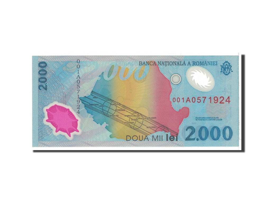 Banknote, Romania, 2000 Lei, 1999, Undated, KM:111b, UNC(65-70)