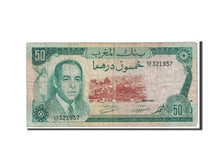 Morocco, 50 Dirhams, 1970, KM:58a, VG(8-10)