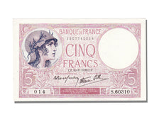 France, 5 Francs, 5 F 1917-1940 ''Violet'', 1939, KM #83, 1939-08-10,...