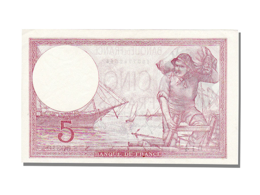 France, 5 Francs, 5 F 1917-1940 ''Violet'', 1939, KM #83, 1939-08-10,...