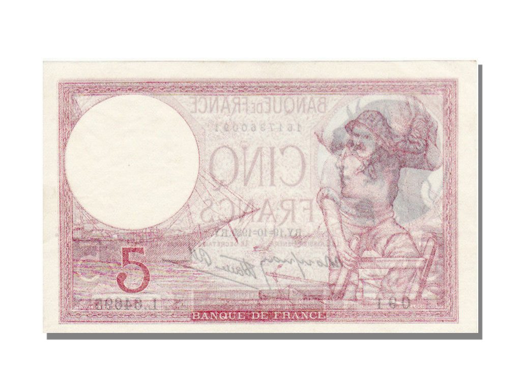 5 Francs Violet Type 1917 modifié