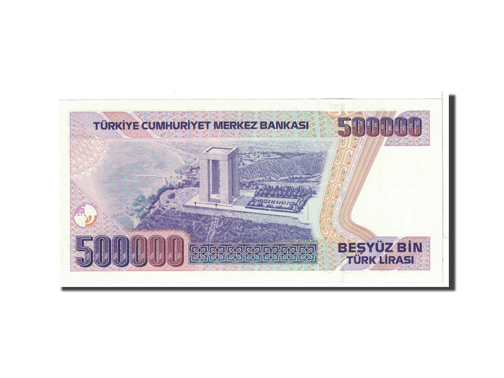 Banknote, Turkey, 500,000 Lira, 1998, Undated, KM:212, UNC(65-70)