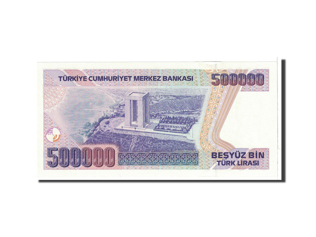 Turkey, 500,000 Lira, 1998, KM:212, UNC(65-70)