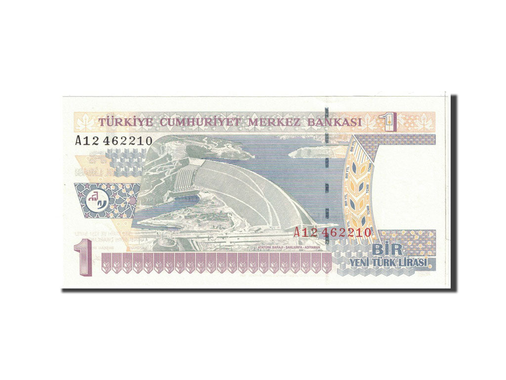 Banknote, Turkey, 1 New Lira, 2005, Undated, KM:216, UNC(65-70)