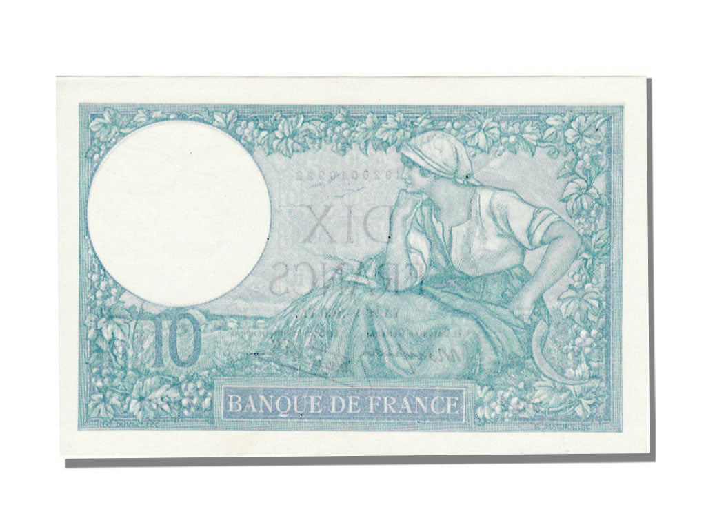 France, 10 Francs, 10 F 1916-1942 ''Minerve'', 1940, KM #84, 1940-09-26,...
