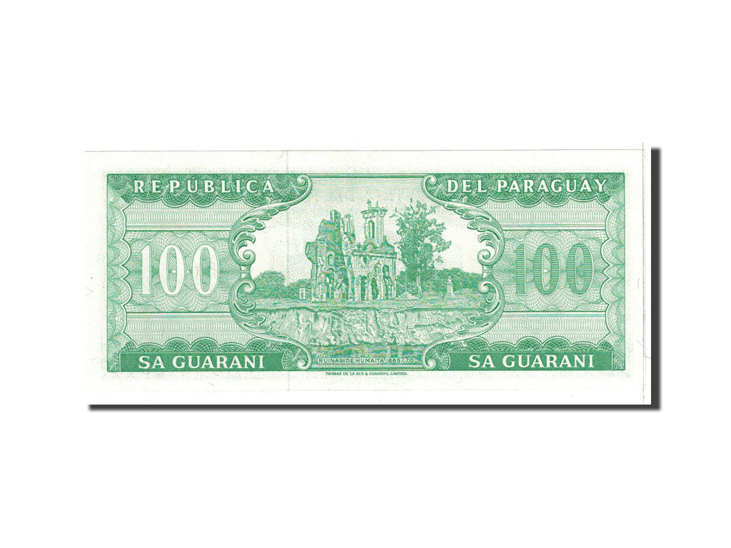 Banknote, Paraguay, 100 Guaranies, 1982, Undated, KM:205, UNC(65-70)