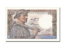 France, 10 Francs, 10 F 1941-1949 ''Mineur'', 1947, KM #99f, 1947-12-04,...