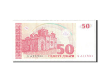 Macedonia, 50 Denari, 1993, KM:11a, AU(55-58)