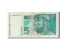 Banknote, Croatia, 5 Kuna, 1993, 1993-10-31, KM:28a, VF(20-25)