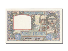 Banknote, France, 20 Francs, 20 F 1939-1942 ''Science et Travail'', 1940