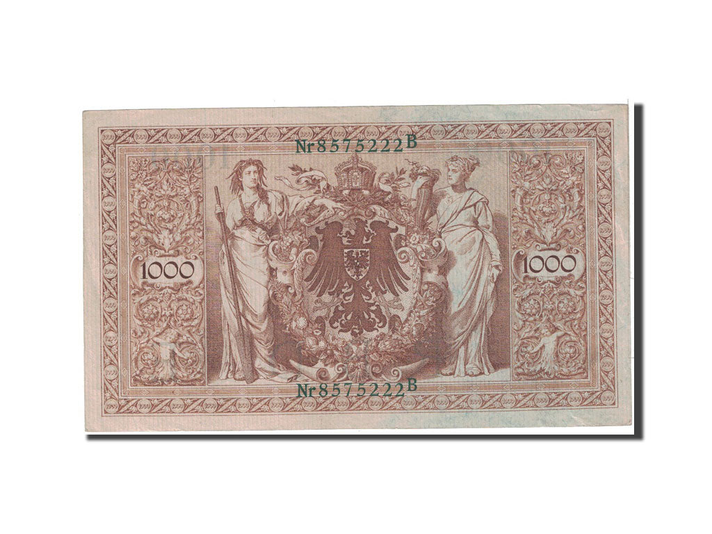 Germany, 1000 Mark, 1910, KM:45b, 1910-04-21, AU(50-53)