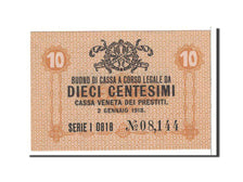 Italia, 10 Centesimi, 1918, KM:M2, UNC