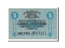 Italia, 5 Centesimi, 1918, KM:M1, EBC