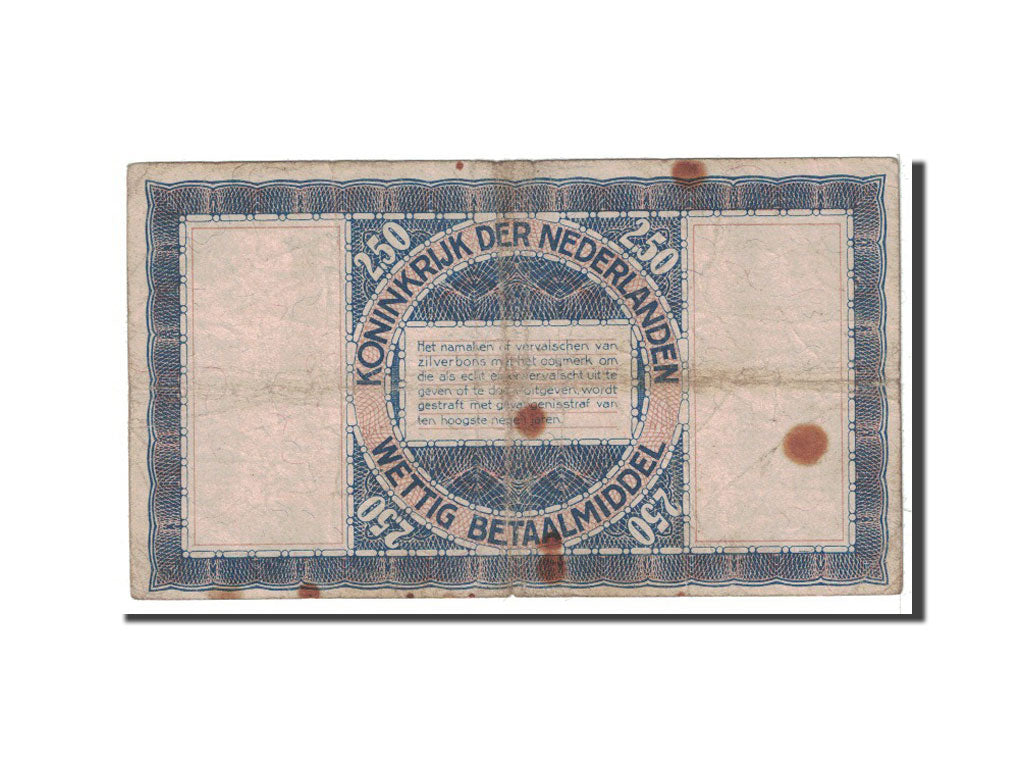 Banknote, Netherlands, 2 1/2 Gulden, 1938, 1938-10-01, KM:62, VG(8-10)