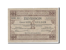 Netherlands, 1 Gulden, 1918, KM:13, 1918-10-01, VG(8-10)