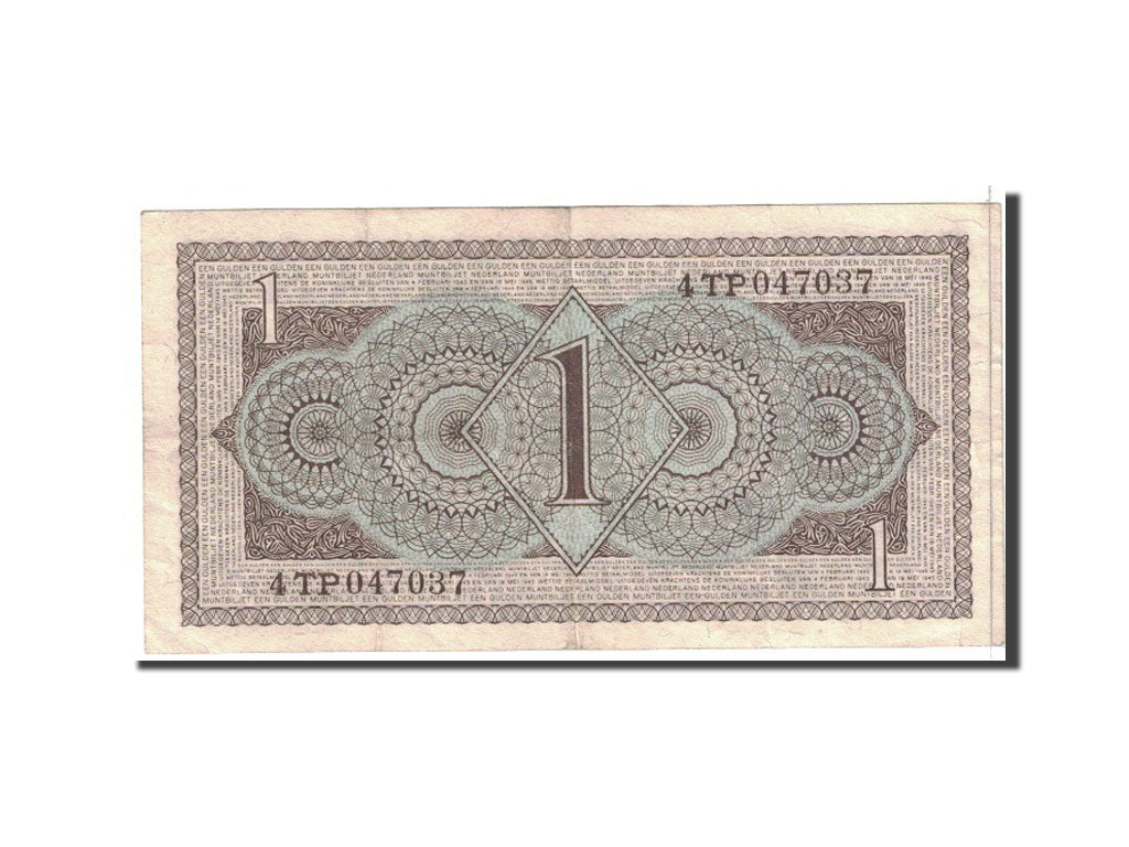 Netherlands, 1 Gulden, 1945, KM:70, EF(40-45)