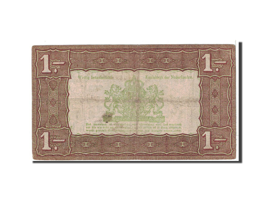 Banknote, Netherlands, 1 Gulden, 1938, 1938-10-01, KM:61, VF(20-25)