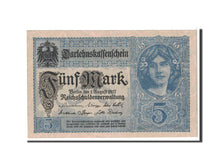Germany, 5 Mark, 1917, KM:56b, 1917-08-01, EF(40-45)