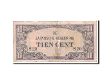 Banknote, Netherlands Indies, 10 Cents, 1942, Undated, KM:121b, VG(8-10)
