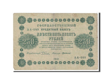 Biljet, Rusland, 250 Rubles, 1918, Undated, KM:93, TB+