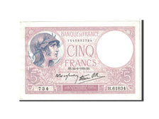 Billete, Francia, 5 Francs, 1939, 1939-08-24, EBC, Fayette:4.7, KM:83