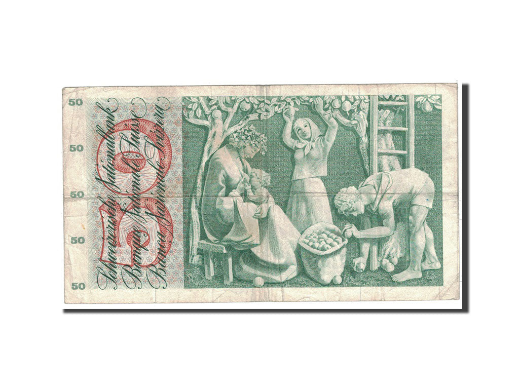 Switzerland, 50 Franken, 1987, KM:48d, AU(50-53)