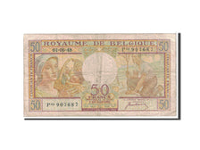 Belgio, 50 Francs, 1948, KM:133a, 1948-06-01, B