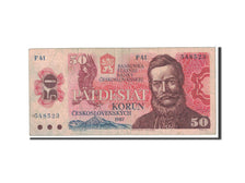 Banknote, Czechoslovakia, 50 Korun, 1987, Undated, KM:96a, VG(8-10)