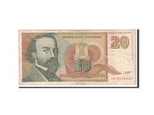 Banknote, Yugoslavia, 20 Novih Dinara, 1994, 1994-03-03, KM:150, VF(20-25)