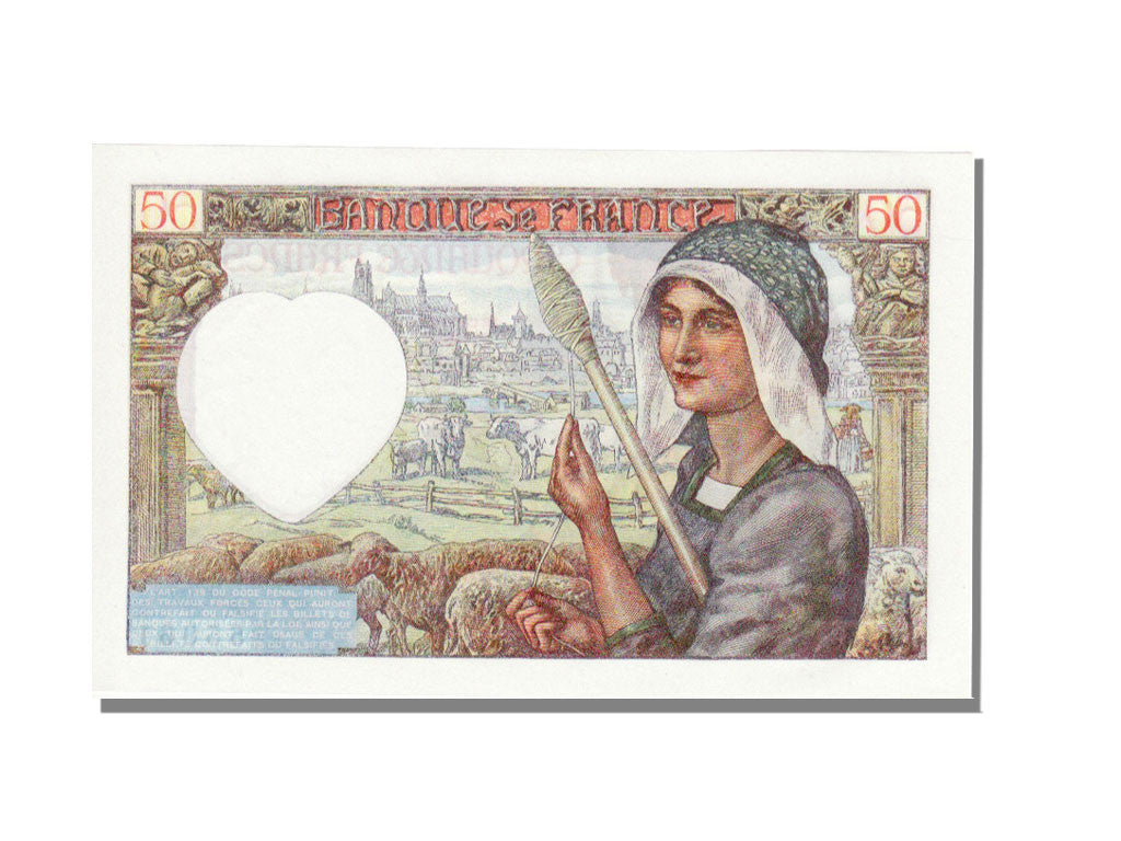 Billet, France, 50 Francs, 50 F 1940-1942 ''Jacques Coeur'', 1942, 1942-05-15
