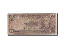 Banknote, Nicaragua, 100 Cordobas, 1985, Undated, KM:141, VG(8-10)