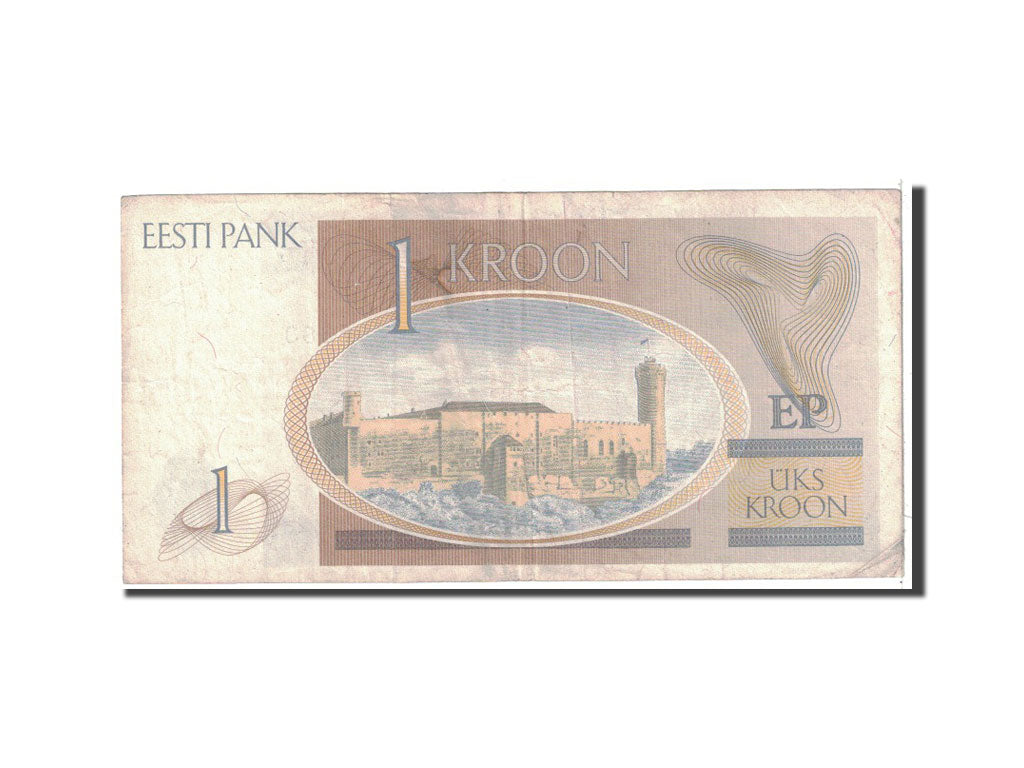Banknote, Estonia, 1 Kroon, 1992, Undated, KM:69a, EF(40-45)