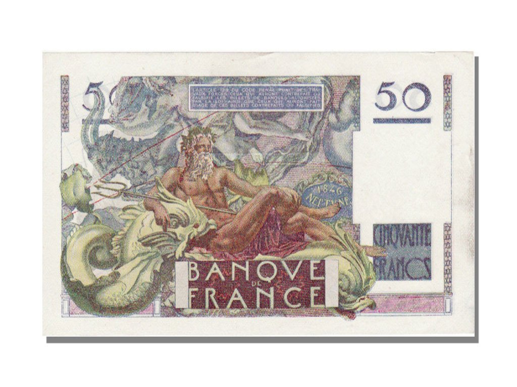 Francia, 50 Francs, 50 F 1946-1951 ''Le Verrier'', 1949, KM:127b, 1949-05-19,...